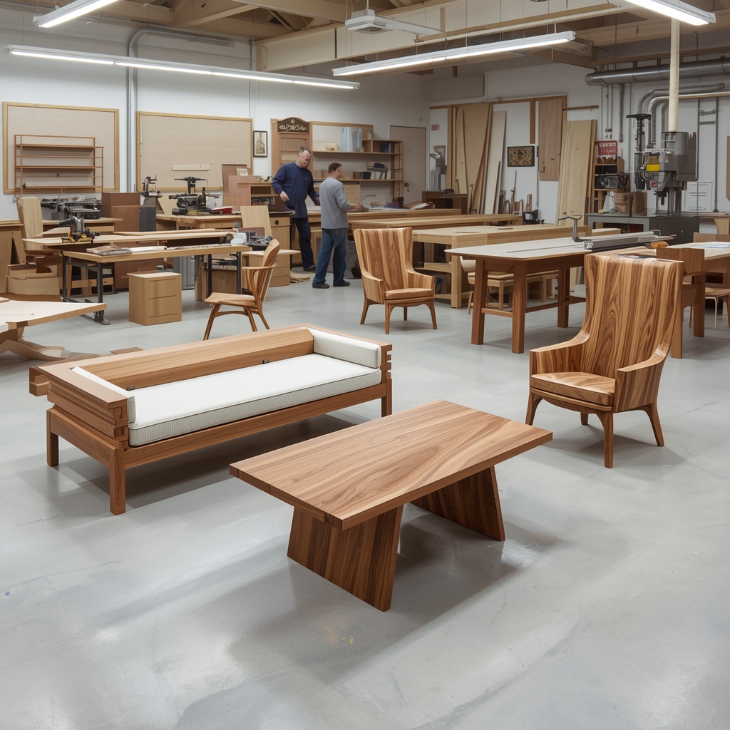 Furniture restoration in progress